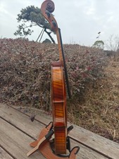 Good Sounding 16.5 inch Handmade Viola Nice Flamed with Case Bow DDP to USA 