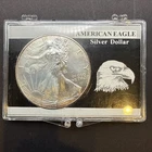 Year 2000 American Eagle Silver Dollar in case, 1 oz fine silver, uncirculated