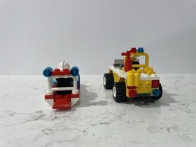 Retired City LEGO sets Fire Boat 4992 & 4x4 Fire Truck 20002
