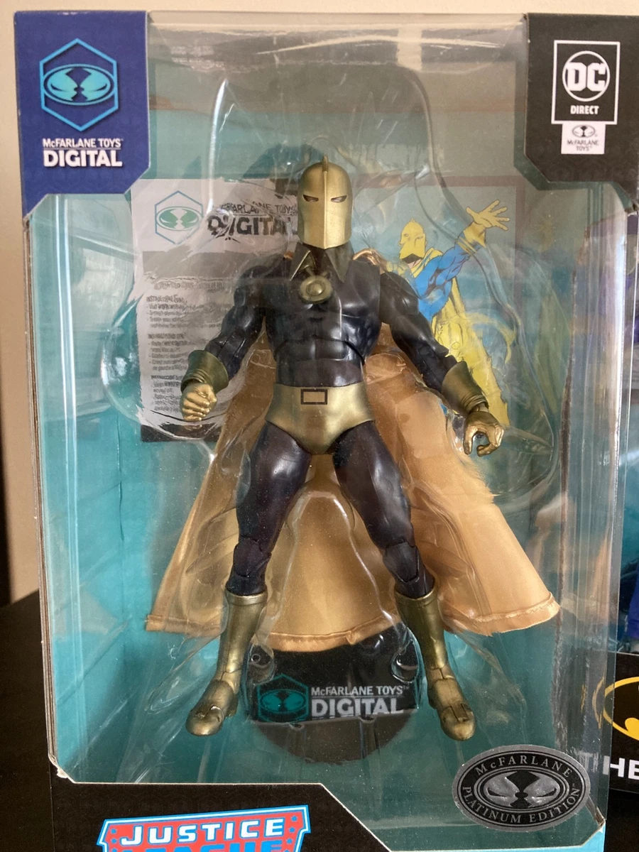 McFarlane DC Platinum Dr Fate, Digital Joker, Knightfall Batman 3 Pack (BIB)