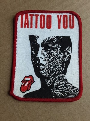 The Rolling Stones-Patch/Aufnäher/ Tattoo You/ Mick Jagger/ Rock /80er J.