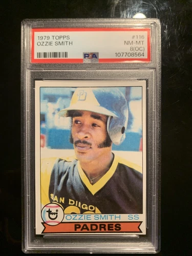 1979 Topps - #116 Ozzie Smith Rookie Card (RC) PSA 8 (OC)
