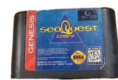 SeaQuest DSV for Sega Genesis Cart Great Shape