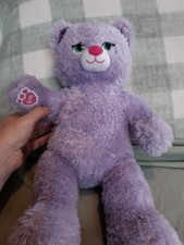 Build-A-Bear Purple Sparkle Cat Plush – Disney Frozen Anna Paw Print Teddy