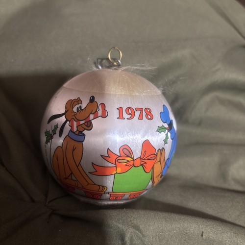 1978 ZNAK ROZPOZNAWCZY BOŻONARODZENIOWY EKSPRES Niezniszczalna satynowa MYSZKA MIKI Ornament - Zdjęcie 1 z 6
