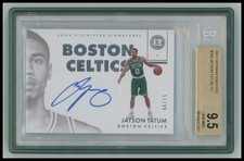 2017-18 Encased Jayson Tatum Scripted Rookie Autograph /99 #162 BGS 9.5 Celtics