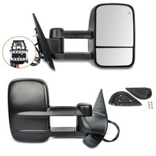 Tow Mirrors Power Heated Signals For 07-13 Chevy Silverado 15002500hd3500 Tow Mirrors Power Heated Signals For 07-13 Chevy Silverado 15002500hd3500