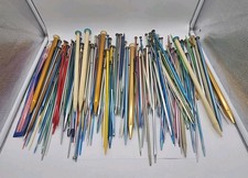 200 Huge Lot of Vintage Knitting Needles Mix Sizes Brands - Mostly Metal VTG