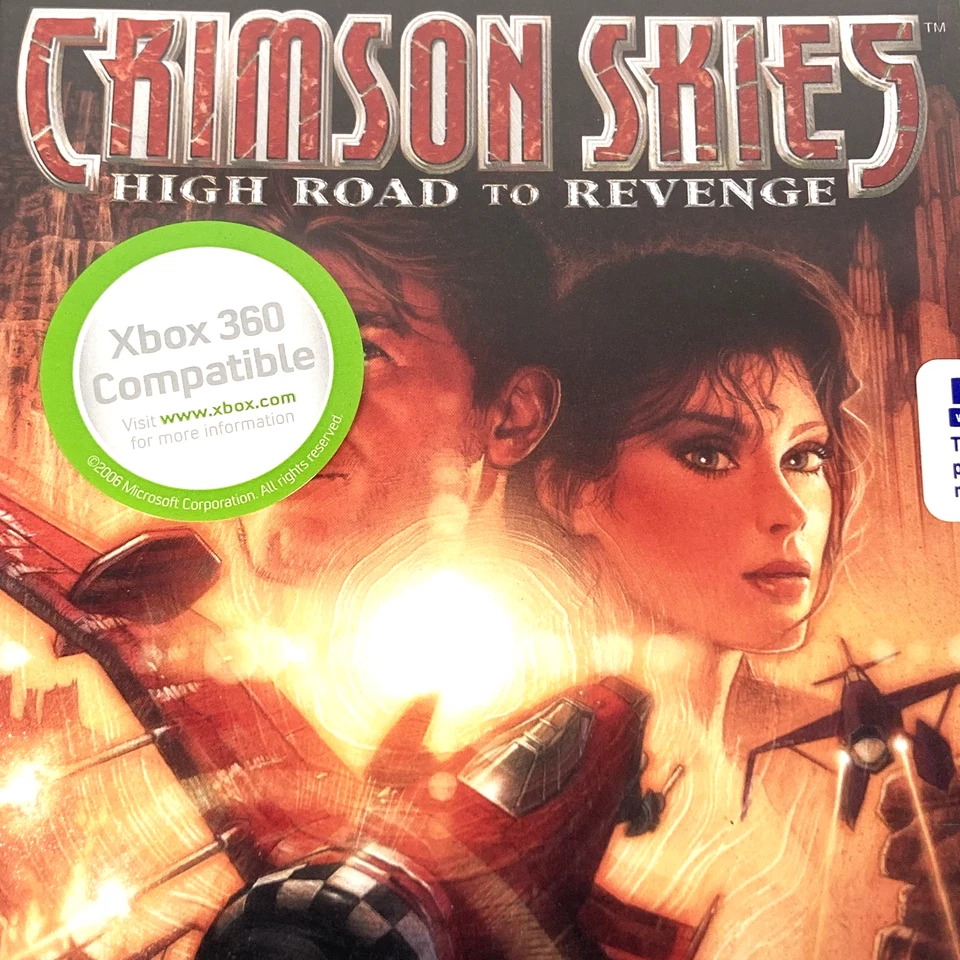 Crimson Skies High Road To Revenge Xbox Game (2002) New & Sticker Sealed Only - Image 3 of 4