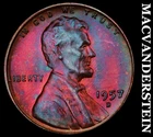 1957-D Lincoln Wheat Cent - Choice Gem Brilliant Unc  Color  No Reserve  #i6786