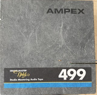 3 10.5” Metal Reel Studio Master Tape w/ Box Untested 2 AMPEX 456 1 BASF 900