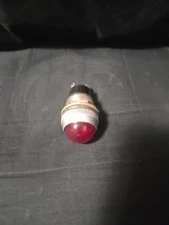 DIALCO Indicator Light, Panel Light, 75W, 125V, Red Lens, USED.