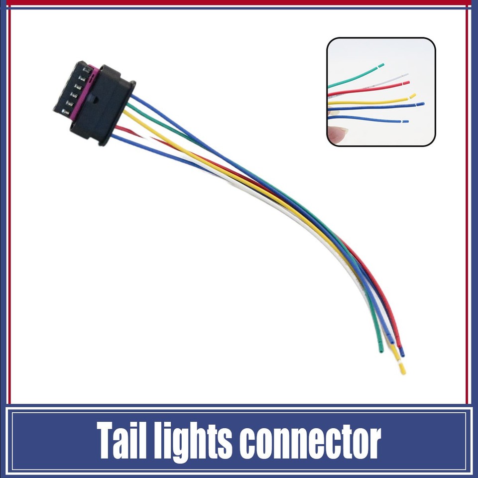 Rear Tail Light Connector 6 PIN Plug Lamp Cable For 2015-2016 BMW M235i ...