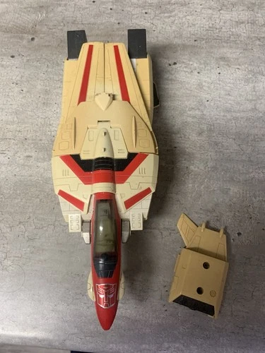 Hasbro Transformers G1 Jetfire 1985 Autobot Vintage Car for Parts or Repair