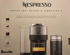 Nespresso Vertuo Pop+ Deluxe with Aeroccino 3 Milk Frother