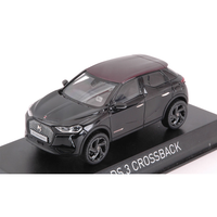 "Ds 3 Crossback \"La Premiere\" 2019 Black & Red Roof 1:43 Norev Auto Stradali -D- "