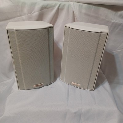 Pair Klipsch KSB 1.1 Bookshelf Speakers White Matching Pair Great Sound