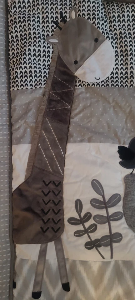 Edredón y falda para cuna Lamb & Ivy Woodland Forest Foto 3 de 4