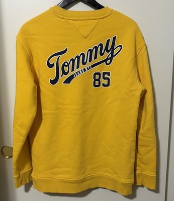 Tommy Hilfiger Yellow Sweatshirt Tommy  Jeans NYC 85 medium 90s Inspired