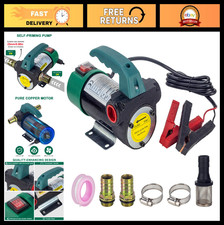 12V 260W Diesel Transfer Pump - Electric Fuel Pump 45L/Min Oil Suction, Copper M