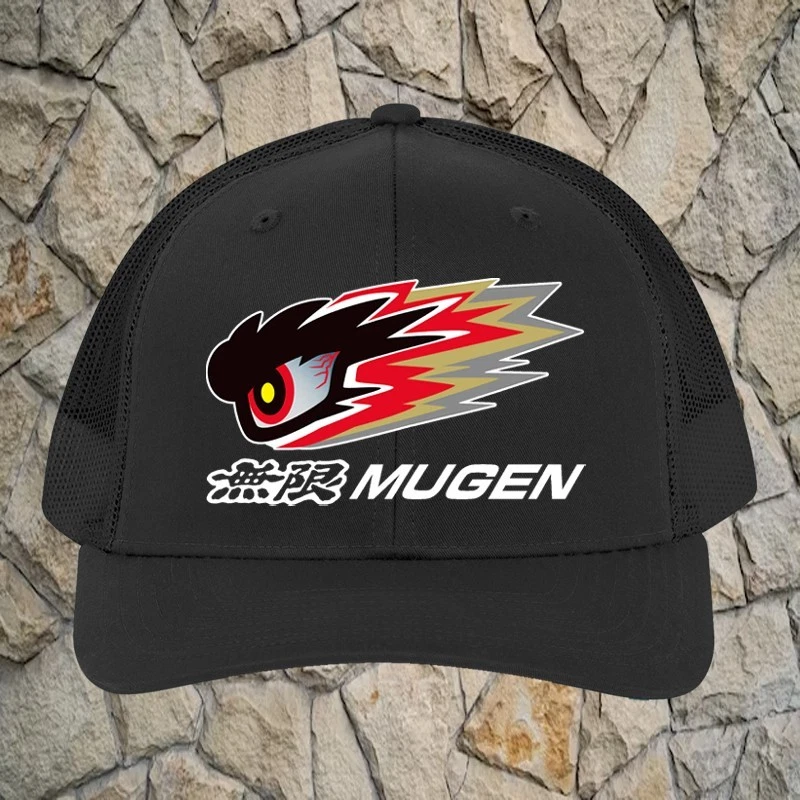 Mugen Power Racing Tuner Black Trucker Hat Cap Adult Size