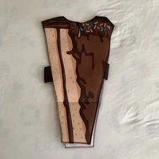 Chocolate Cake Halloween Costume Party Size 5/6 Medium Children New