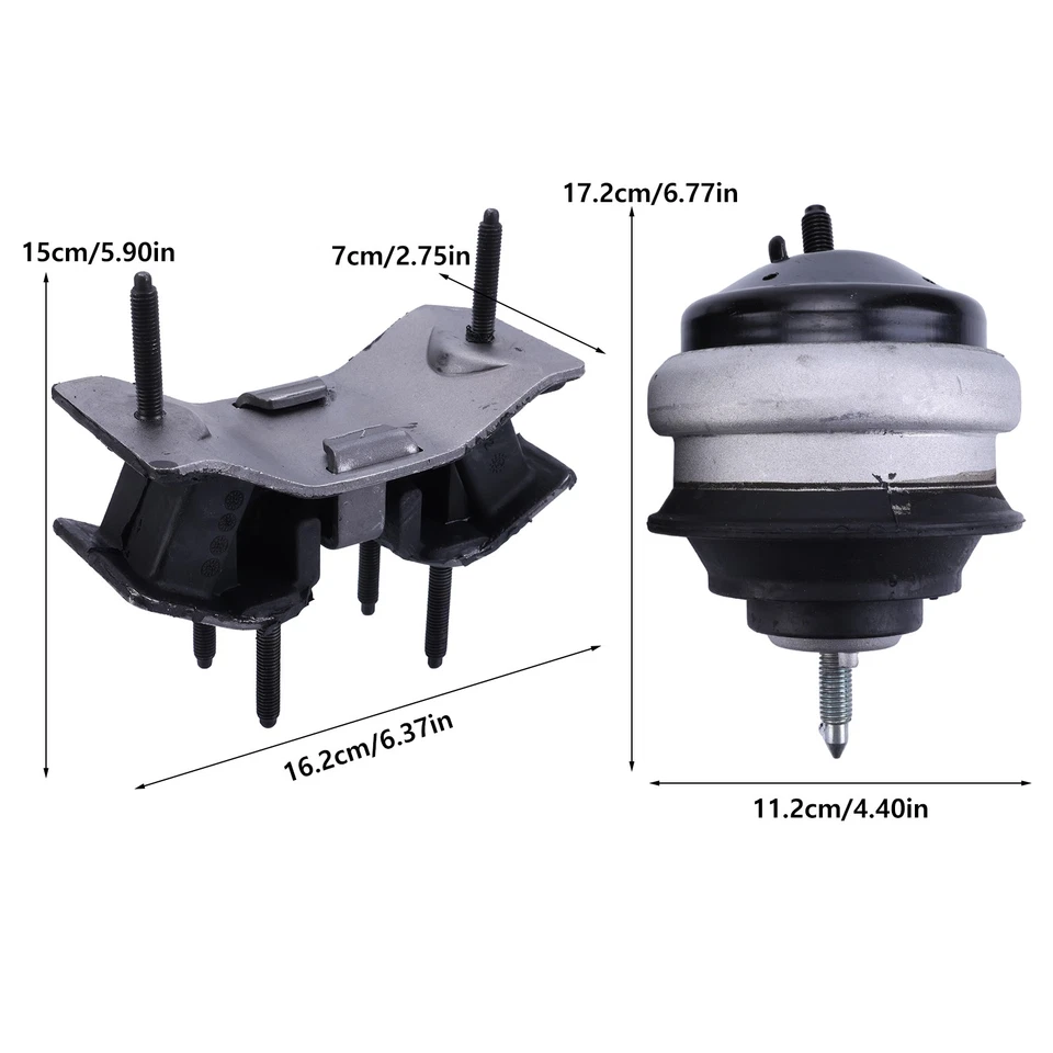 2 x Engine Mounts For Ford Territory SX SY 2004-2011 4.0L AWD RWD Barra 190 Auto - image 2 of 4