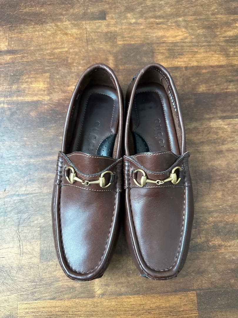 GUCCI Women's Loafers Horsebit Leather Brown EU36/US6 120234c thumbnail 21