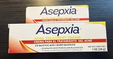 Asepxia Acne Treatment Cream for Pimples and Blackheads Maximum Strength 1oz