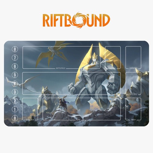 Galio Riftbound Playmat League of Legends Playmat+Bag Trading Card Game Mult-Mat - Picture 8 of 15