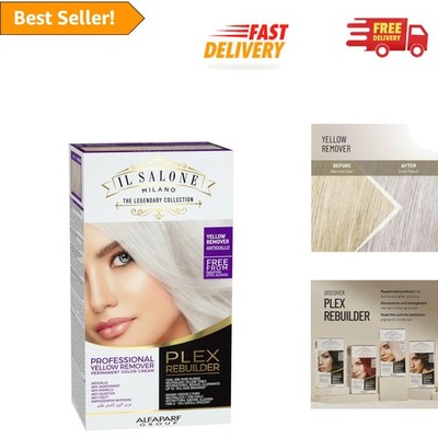 Salon-Quality Plex Rebuilder Hair Dye Kit - Enriched for Radiant Blonde Beauty
