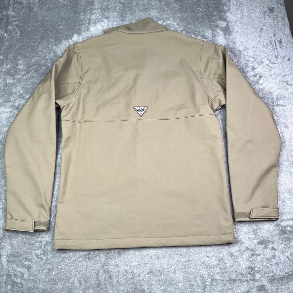 Columbia Jacket Men’s Small Tan PHG Ascender II Softshell Full Zip Camo Hunting - Image 3 of 4