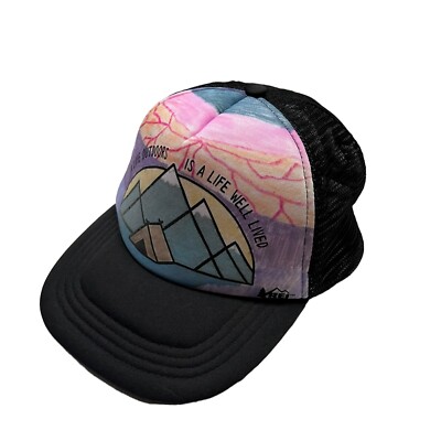 REI CO-OP TRUCKER CAP HAT SNAPBACK MESHBACK H3