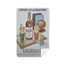 Vintage Ads 1950 Kentucky Tavern Straight Bourbon Whiskey Kitchen Towels