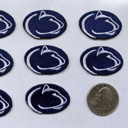 Penn State patch Nittany Lion patches iron on penn state patches 1 3/8" 8 pieces - Picture 2 of 4