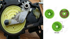 AUDI A3 A4 B5 A6 C5 A6 ALLROAD C6 REAR WIPER MOTOR GEAR REPAIR KIT PULLEY