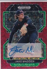 Jake Madden - ((AUTO)) /99 Red Donut Circles - 2022 Panini Prizm Draft Picks