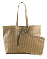 Lacoste Zel Shopping Bag Schultertasche Shopper Mono Viennois Chipmunk Neu
