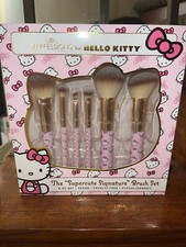 Hello Kitty "Supercute Signature" 6-Pc Brush Set Pink NEW in BOX Impressions