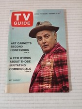 TV Guide Utah Idaho January 14 1967 Art Carney Charlie Bickford Dom De Luise