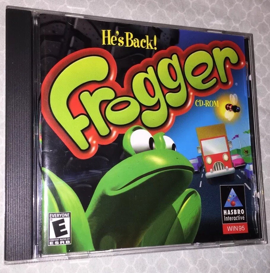Frogger He's Back! Game PC Windows 95/98 CDROM 2001 with Jewel Case