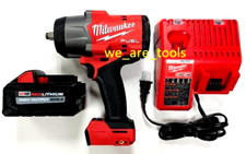 Milwaukee Fuel 2967-20 M18 1/2 Impact Wrench, 1) 8.0 Battery, Charger 1,600 Lb