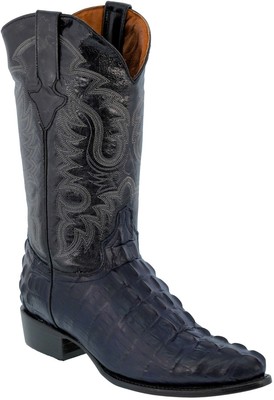 blue alligator boots