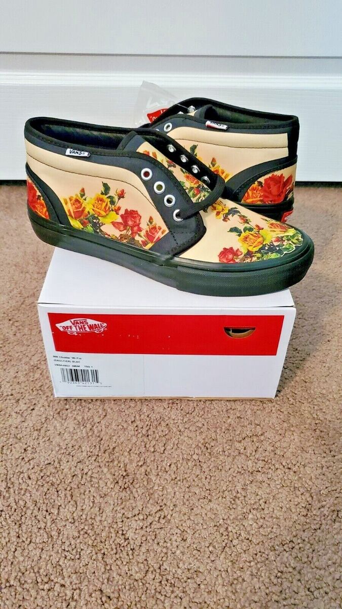 nooit raken ginder NEW Vans x Supreme x Jean Paul Gaultier Floral Print Chukka Pro JPG 8.5 |  eBay