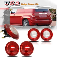 4PCS Red Rear Reverse Backup Tail Lights Taillamps Kit For 2006-2011 Chevy HHR