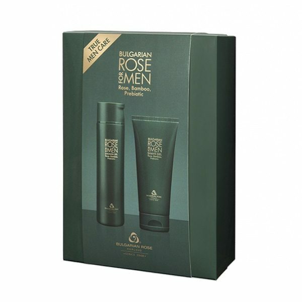 Set regalo Bulgarian Rose True Men Care,gel doccia e gel barba