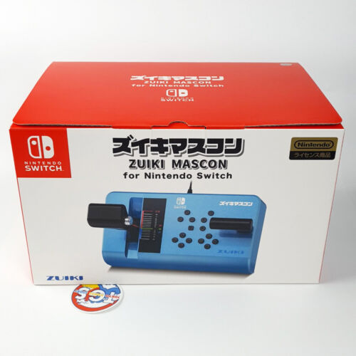 Densha De Go!! One Handle Controller Nintendo Switch By Train ZUIKI Mascon Blue  - Picture 1 of 9