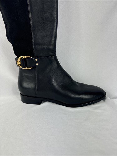 New Tory Burch - MARSDEN Women's 7 Leather Suede Over Knee Riding Boots - Picture 3 of 24