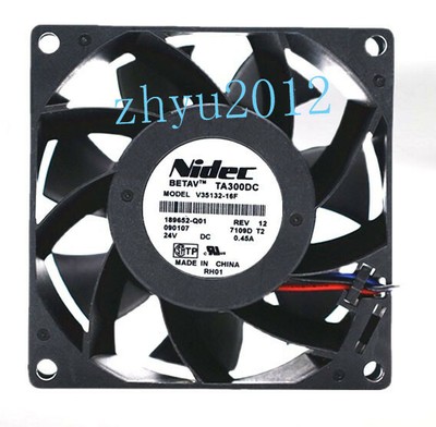 for NIDEC TA300DC V35132-16F 8cm 24v0.45a 8038 Inverter 11/15kw Fan for NIDEC TA300DC V35132-16F 8cm 24v0.45a 8038 Inverter 11/15kw Fan