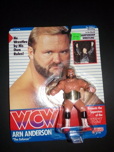 ARN ANDERSON 1990 MOC WCW GALOOB RARE FOUR HORSEME...